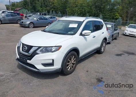 2017 Nissan Rogue Sv из США, поврежденный, VIN KNMAT2MTXHP512444
